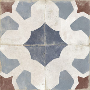 vloertegel / wandtegel fs farfalla blauw 45x45 4 in 1