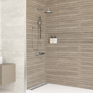 wandtegel houtlook nobile fuiji greige 30x90 gerectificeerd