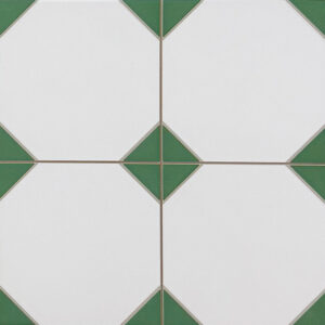 vloertegel / wandtegel canterburry groen 33x33 4 in 1 tegel r9