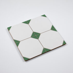 vloertegel / wandtegel canterburry groen 33x33 4 in 1 tegel r9