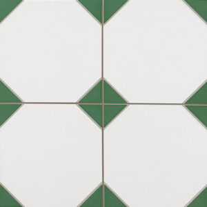 vloertegel / wandtegel canterburry groen 33x33 4 in 1 tegel r9