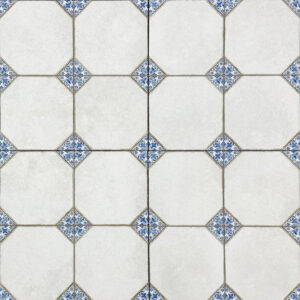 vloertegel / wandtegel leeds blauw 33x33 4 in 1 tegel r9