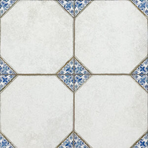 vloertegel / wandtegel leeds blauw 33x33 4 in 1 tegel r9