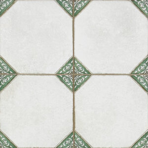 vloertegel / wandtegel leeds groen 33x33 4 in 1 tegel r9