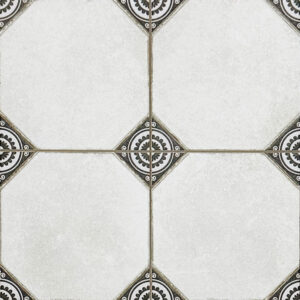 vloertegel / wandtegel leeds zwart 33x33 4 in 1 tegel r9