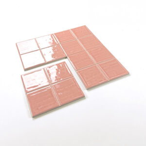 wandtegel noa coral glans 10x10 cm