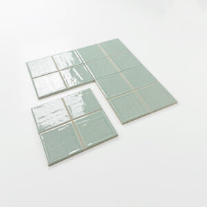 wandtegel noa fern groen glans 10x10 cm