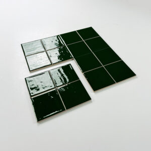 wandtegel noa groen intense glans 10x10 cm