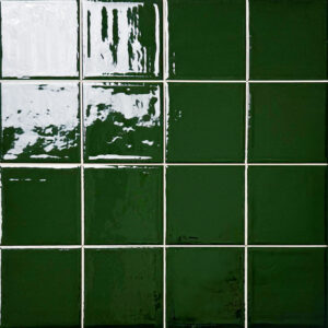 wandtegel noa groen intense glans 10x10 cm