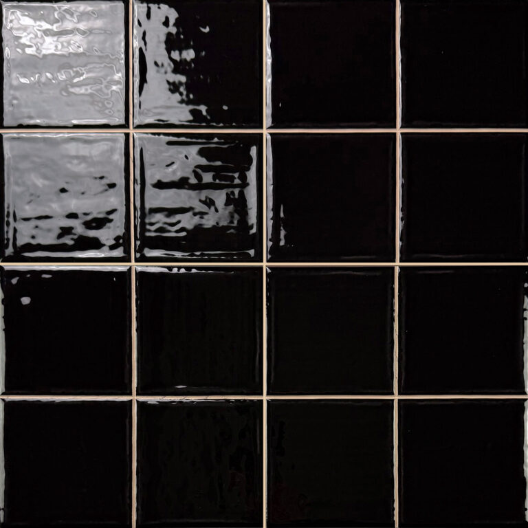 wandtegel noa zwart glans 10x10 cm