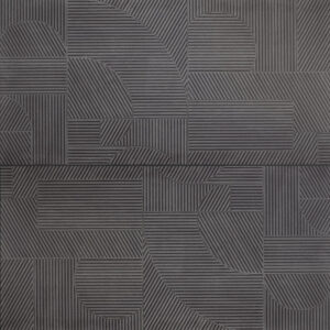 vloertegel wandtegel nevis decor zwart 60x120 gerectificeerd r10