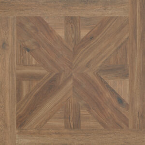 Keramisch parket – Houtlook tegel Volte marquetry nogal 75×75 gerectificeerd