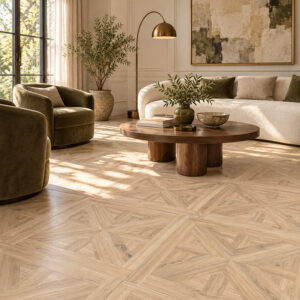 keramisch parket – houtlook tegel volte marquetry haya 75x75 gerectificeerd