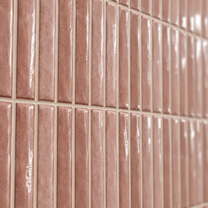 wandtegel kitkat crispio cherry roze glans 1x10 cm (20x20)