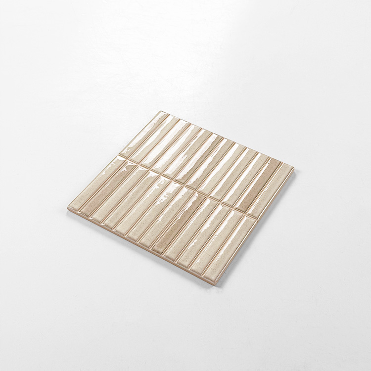wandtegel kitkat crispio zand glans 1x10 cm (20x20)