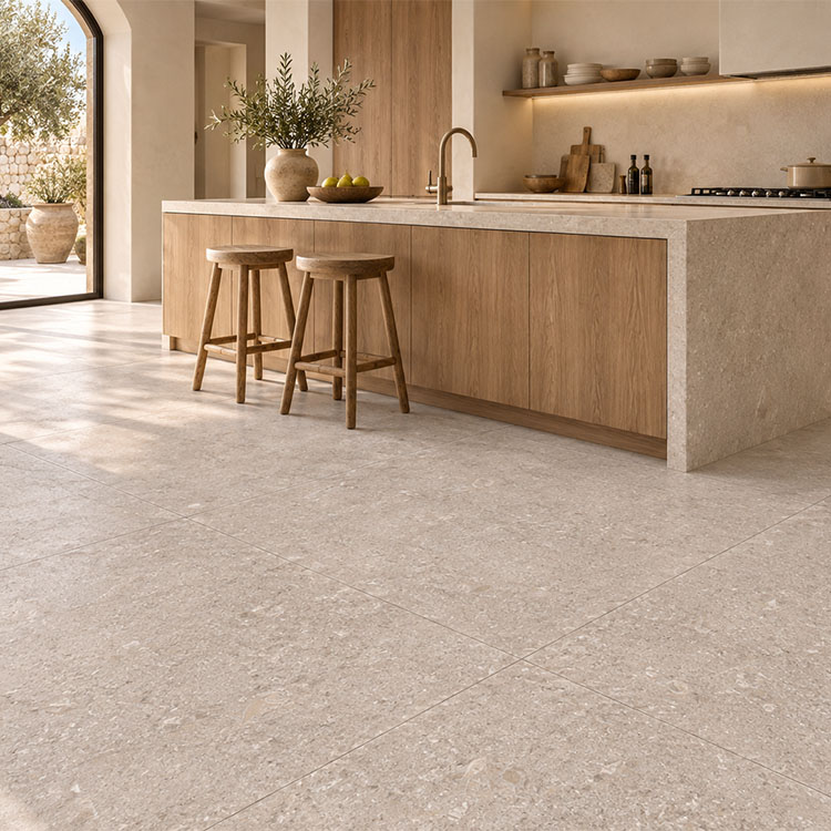 vloertegel wandtegel arvona tempo greige grijs beige 120x120 gerectificeerd r10 tegelknaller